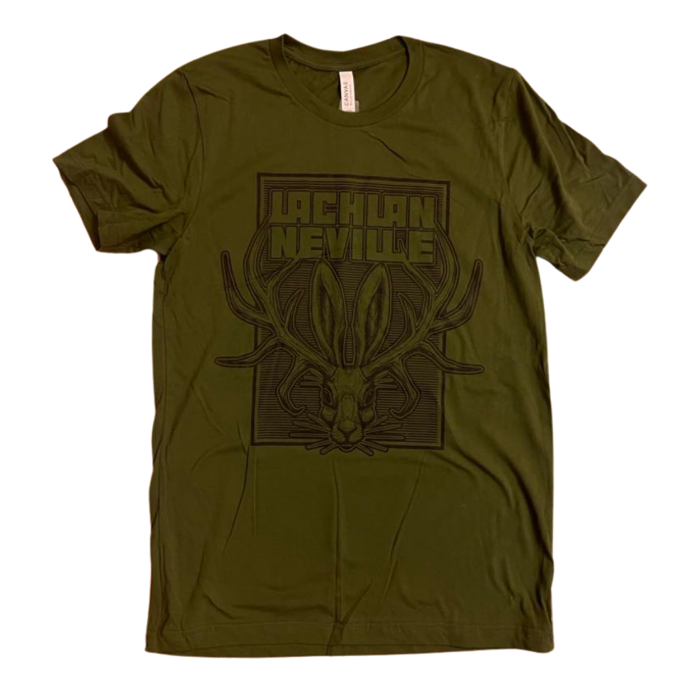 Lachlan Neville Unisex T-shirt (Army Green)