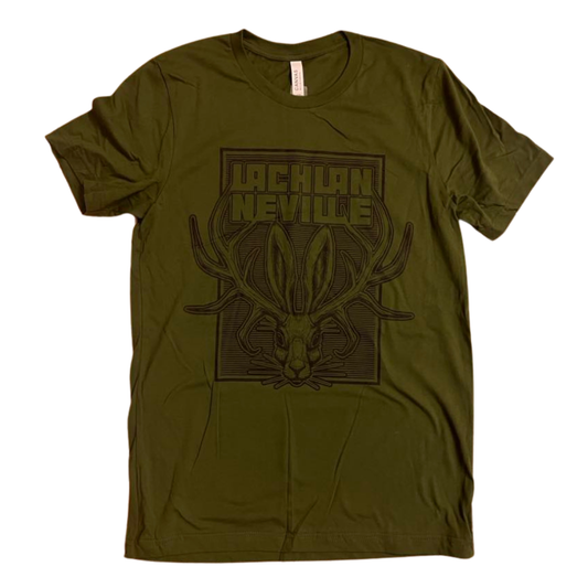 Lachlan Neville Unisex T-shirt (Army Green)